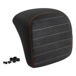 Piaggio Black Striped Backrest with Red Stitching for Piaggio FMS Top Case