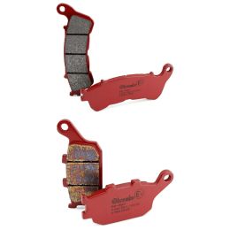 BREMBO Bremsbelagsatz 1 Vorderachse PAAR SA und 1 Hinterachse SP für HONDA NC S ABS 700