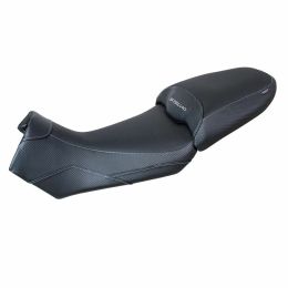 Seat cover Numana specific BL with logo for MOTO GUZZI stelvio 1000