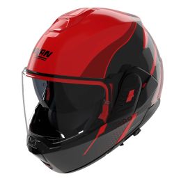 NOLAN N120-1 Fluente Reversible modular helmet 360 red black
