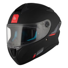 Casco Integrale MT Helmets Targo S Solid A1 Nero Opaco
