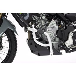 Paramotore tubolare basso Bianco ISOTTA alluminio per CF MOTO mt 450