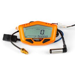 Universal Instrumentation STAGE6 MK2 Speedometer Tachometer 12V Orange