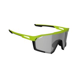 LEATT SpeedViz Pro Iriz Sunglasses yellow silver lens 17%