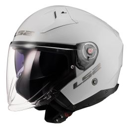 Casco Jet LS2 OF603 INFINITY II Solid Bianco Lucido