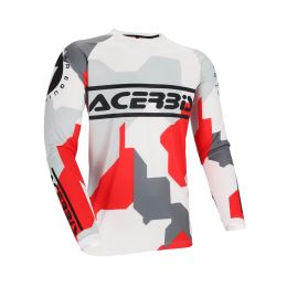 ACERBIS Off Road MX Polyester Shirt Linear Sumbawa Weiß/Grau