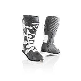 ACERBIS Motorradstiefel zertifiziert x-race grau 4 Schnallenverschluss Stahlkappe