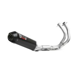 MIVV Oval Vollauspuff aus Carbonfaser für KAWASAKI Z650 2024-2025