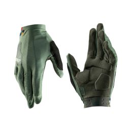 LEATT 3.0 Endurance MTB Gloves Mint Green MicronGrip Palm Ventilated Fabric