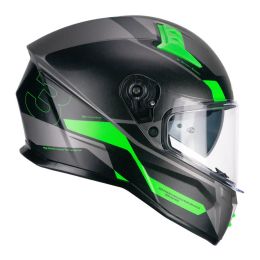 Integralhelm CGM 333G ONYX Sport Matt Fluo Grün Grau