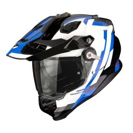 Scorpion EXO ADF-9000 AIR Patrol Enduro Dual-Road Helm weiß blau