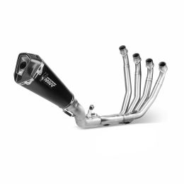 MIVV Delta Race Vollschwarz Auspuff für HONDA CB 650 R