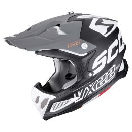 Scorpion EXO VX-22 AIR Updown Motocross Helm schwarz grau
