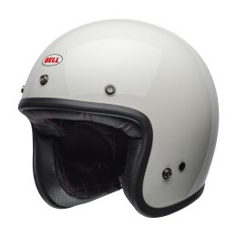 Casco jet cafe racer BELL Custom 500 bianco vintage