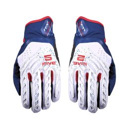 Guanti Moto FIVE TFX5 Estivi Grigio Blu Rosso