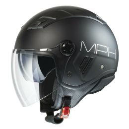 Casco Jet MPH AIRE Solid Nero Opaco