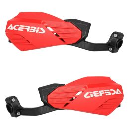 ACERBIS Garde-mains fermées Rouge/Blanc Moto-X