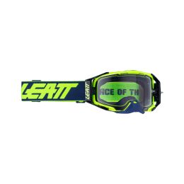 Masque cross LEATT Velocity 6.5 Cryztal Lime jaune lentille violette 75%