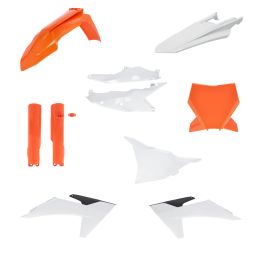 ACERBIS Verkleidungskit 10 Teile 2023 Modell Orange/Weiß für KTM