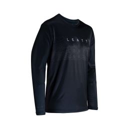 LEATT Gravity 3.0 Maillot VTT Noir Manches Longues Tissu de Refroidissement IceYarn