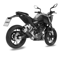 MIVV GP Vollschwarzes Auspuffsystem für KTM 125 Duke
