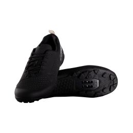 LEATT Women's MTB Clip 2.0 Endurance Shoes Black Perforated Upper RideGrip Sole
