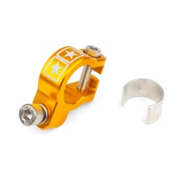 STAGE6 CNC Aluminum Exhaust Clamp Yellow