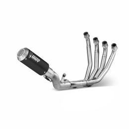MIVV Mk3 Vollschwarzes Auspuffsystem für HONDA CBR 650 R