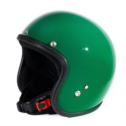 Jet Helmet Cafe Race 70's Pastello Vintage Green