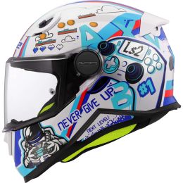 Child Motorcycle Helmet LS2 FF812 KID Next Level Gloss White