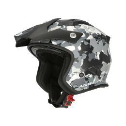 Jethelm ACERBIS Jet Aria Sport grau/schwarz