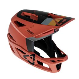 Casque de VTT intégral LEATT Gravity 4.0 Rouge Lava