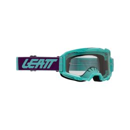 Masque cross LEATT Vizion 2.5 Aqua bleu lentille transparente 90%