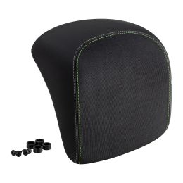 Appui-dos noir Piaggio avec couture verte et grise pour le top case Piaggio FMS