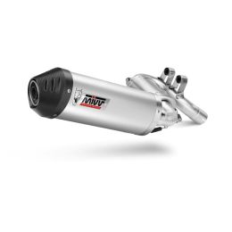 MIVV Oval Slip-on Exhaust approved titanium end cap carbon for BMW F 900 XR 2025