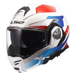 Modularer helm LS2 FF901 ADVANT X NOVA weiss blau rot