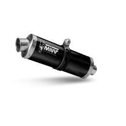 MIVV Oval Black Slip-on Auspuff genehmigt für YAMAHA Tenere 700 2025