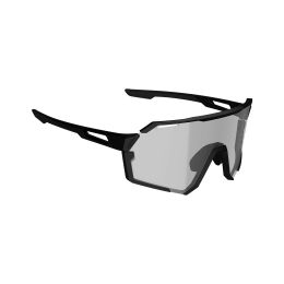 LEATT RideViz Pro Iriz Sunglasses black Small silver lens 17%