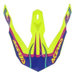 Visière Jaune/Violet ACERBIS pour casque LINEAR