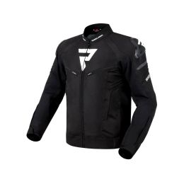 REBELHORN VANDAL Men's Motorcycle Jacket Black/White