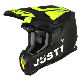 CASCO MOTOCROSS JUST1 J22 ADRENALINE GIALLO FLUO CARBON