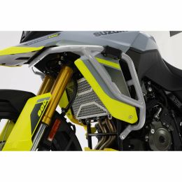 Paramotore tubolare Grigio chiaro ISOTTA alluminio per SUZUKI v-storm de