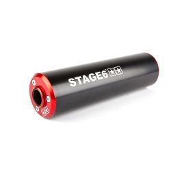 Stage6 Schalldämpfer 50/80cc Rot rechte Halterung