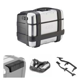 Kit bauletto GIVI TREKKER alluminio 46L per MOTO MORINI X-CAPE