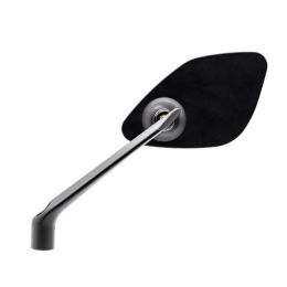 FAR 8109 Left Black Handlebar Mirror with Installation Kit Included