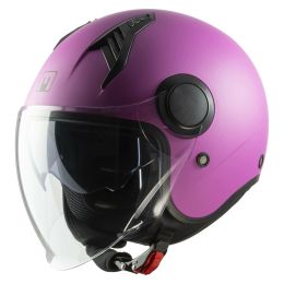 Demi Jet Helmet MPH NEW ONE Solid Fuchsia Matte