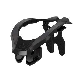 Protezione collo moto LEATT 4.5 nero grigio certificazione CE