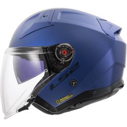 Casco Jet LS2 OF603 INFINITY II Solid Blu Navy Opaco
