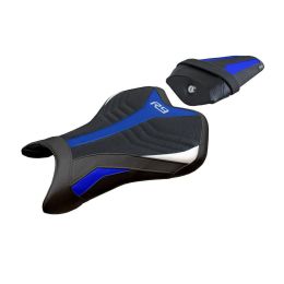 Sitzbezug Lida Ultragrip BEW mit logo für YAMAHA r9