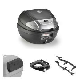Kit bauletto GIVI E300NT2B nero fumè 30L per YAMAHA TRACER 7 GT